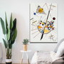 Wallity Lienzo Decorativo Delicate Tension. No. 85 de Wassily Kandinsky (70 x 100 cm)